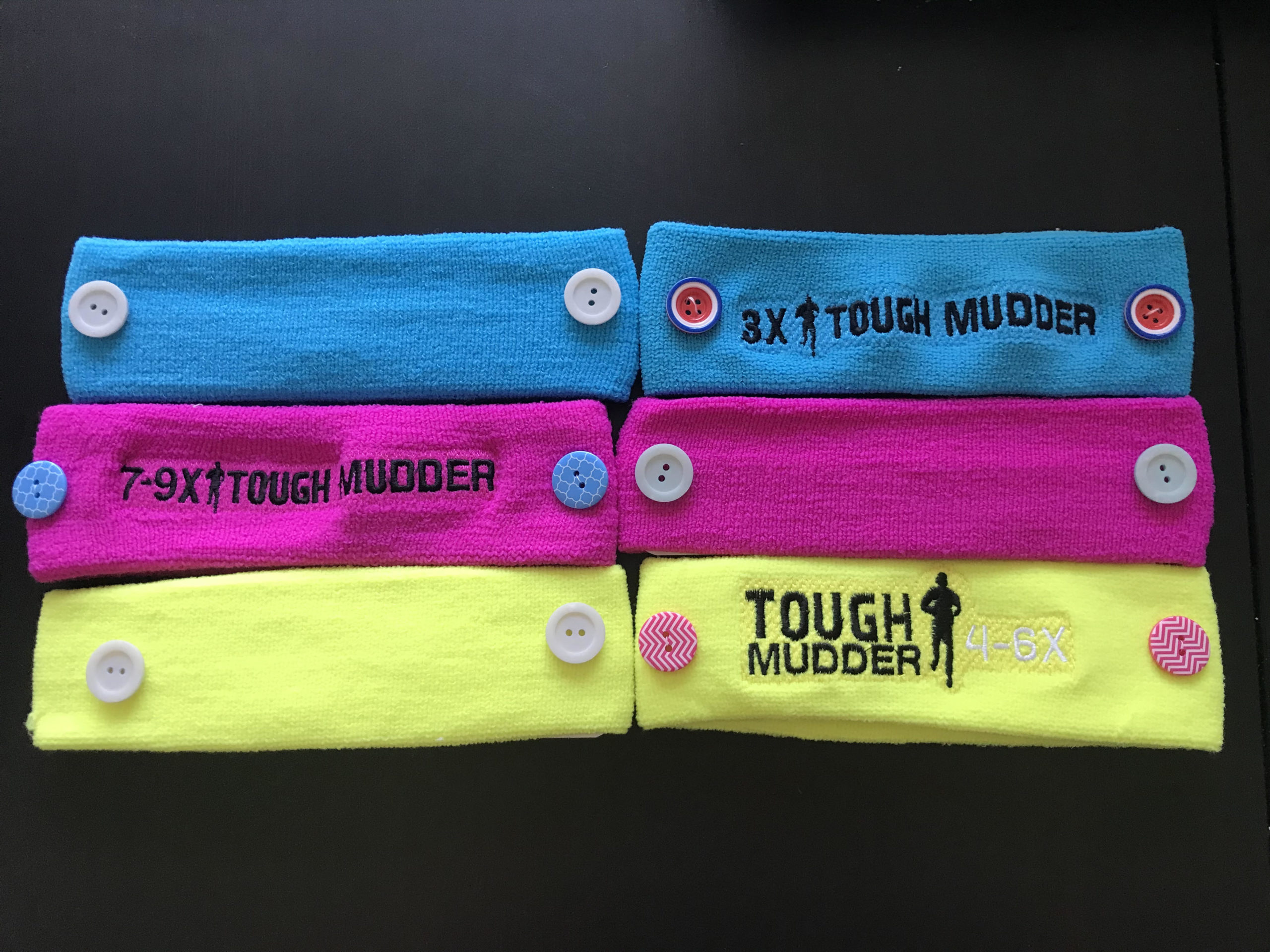 Tough Mudder headbands for NHS